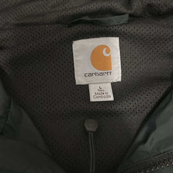Mens Carhartt nylon wind breaker size large - Picture 2 of 3